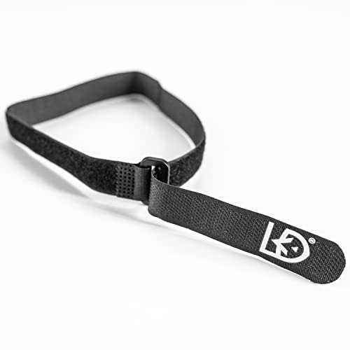 Fast Wrap Cinch-and-Stick Straps with D-Ring - 3/4” x 12” - 2 Pack