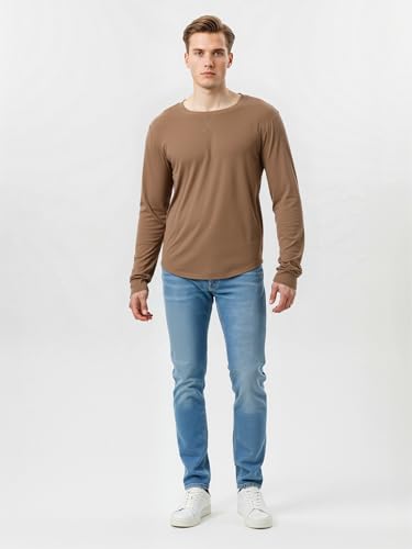 Men's Thermal Long Sleeve Crew Neck Undershirt - XX-Large Khaki