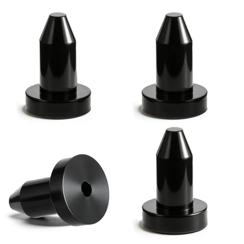 4-Pack 1/2-Inch Kayak Drain Plugs - Universal Flexible Rubber Scupper Plugs