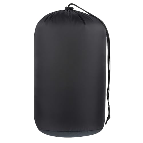 Waterproof Nylon Stuff Sack - Lightweight Drawstring Storage Bag 9x16 Inch