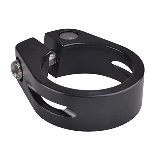 Aluminum Alloy Bike Seat Post Clamp 31.8mm - Bolt-On Black
