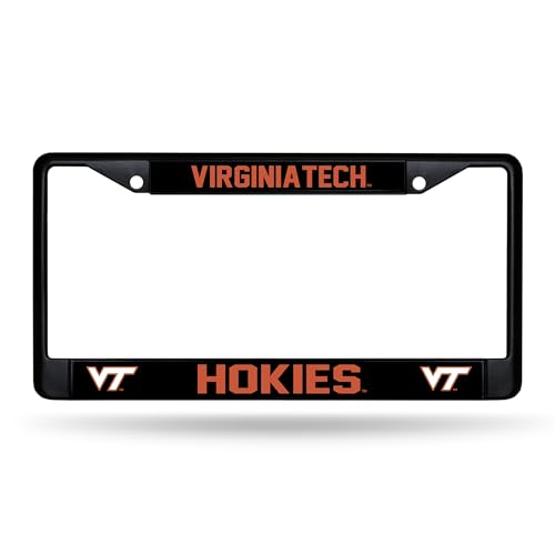 Durable Black Chrome Car/Truck License Plate Frame 12" x 6"