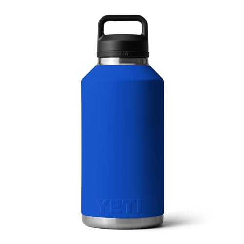 YETI Rambler 64 oz Water Bottle with Chug Cap - Royal Blue, Insulated Stainless Steel
