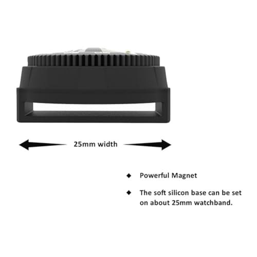 Mini Button Compass with Turnable Bezel for Watchbands