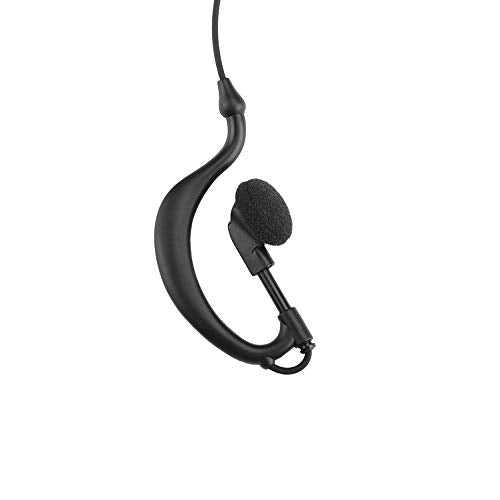 Jeuyoede G Shape Earpiece Headset with Mic for Midland Two-Way Radios