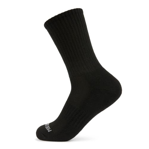 Fruit of the Loom Boys Large Crew Coolzone Socks 8-Pack Black & Multi-Color