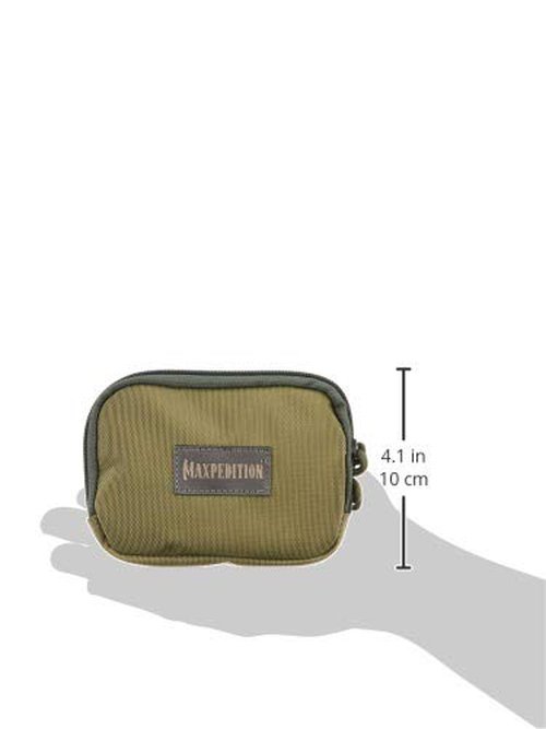 Hook-&-Loop 3" x 5" Zipper Pocket (Khaki-Foliage)