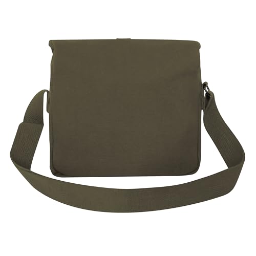 Rothco Canvas Shoulder Bag - Olive Drab Vintage Crossbody Utility Bag