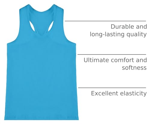 Cotton Sleeveless Tank Top for Kids - 2-3T Blue