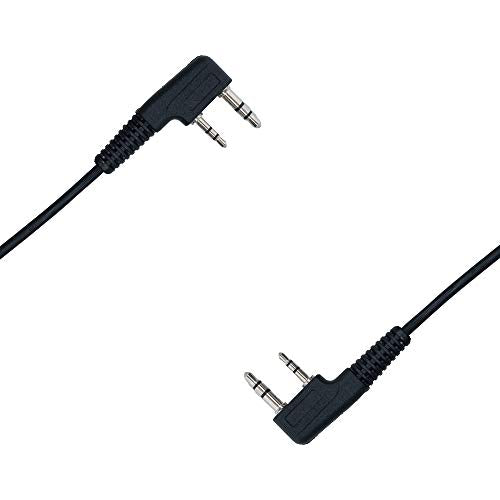 G Shape Earpiece Headset with Mic for Kenwood & Baofeng Two-Way Radios