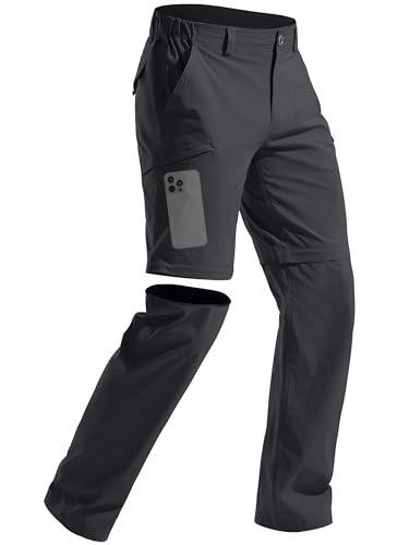 Free Soldier Men’s Convertible Hiking Pants – Lightweight, Quick-Dry, UPF 50+