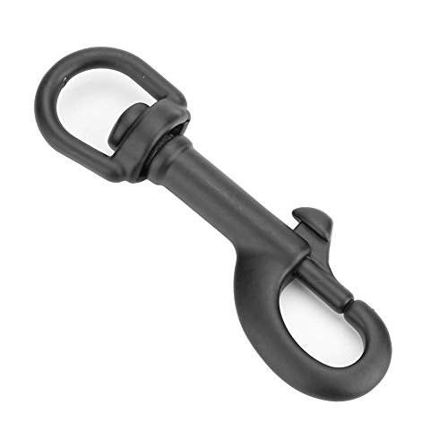 VBESTLIFE Stainless Steel Dive Clips with Swivel Eye Snap Hook 75mm for Underwater Use