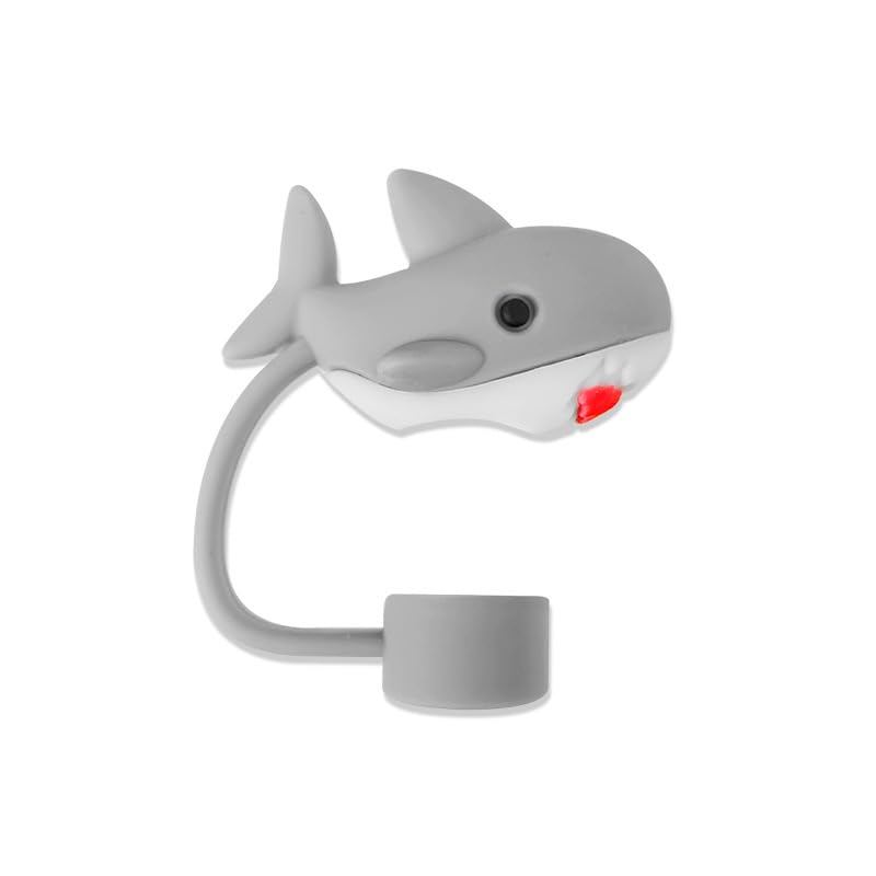 Silicone Shark Straw Cap Covers for 40oz & 30oz Tumblers
