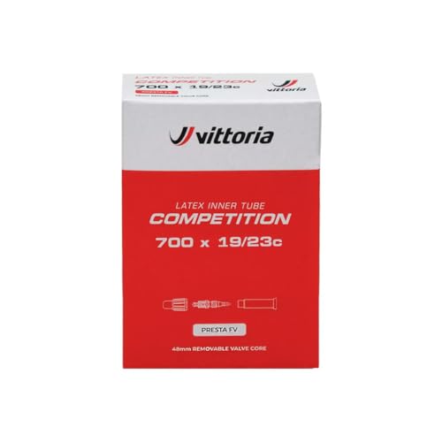 Vittoria Latex Inner Tube 700x25-28mm Presta Removable Core Lightweight Bike Tube