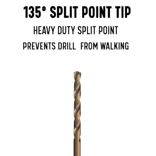 Drill America - GLBCOX69/32 9/32" x 6" Cobalt Aircraft Extension Drill Bit, GLBCO Series