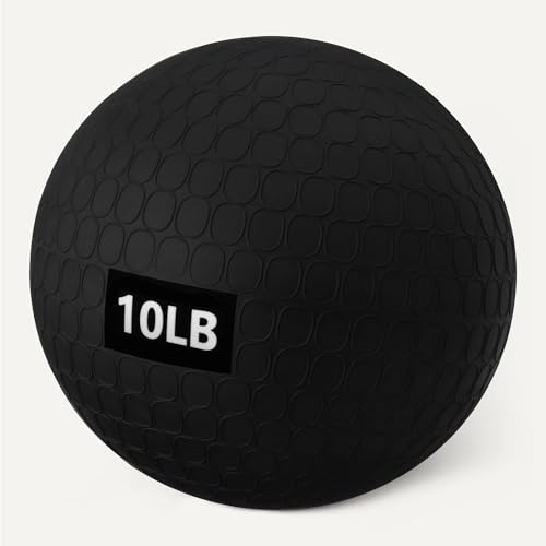 Amazon Basics 10lb Slam Medicine Ball for Exercise, Core & Power Training