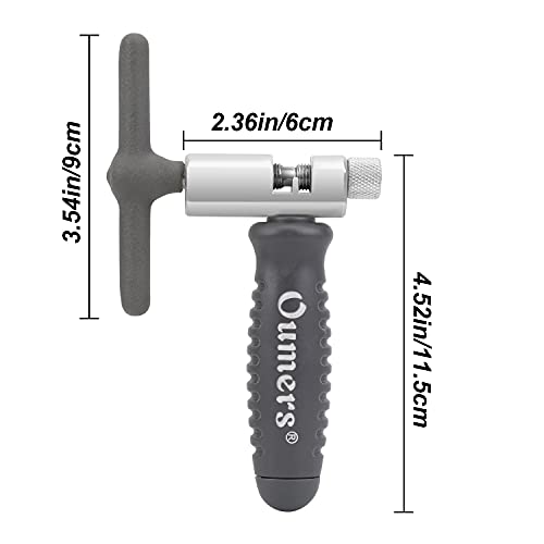 Bicycle Chain Breaker Tool - Universal 7-11 Speed Chains - Silver