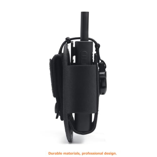 Dotacty Tactical Radio Pouch - Two-Way Radio Holster for Duty Belt, Nylon Holster Case