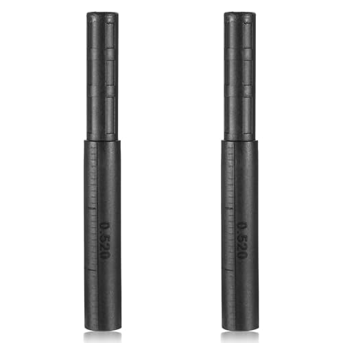 5-Inch Golf Club Shaft Extension Rods - Carbon Fiber Putter Extender (2 Pack)