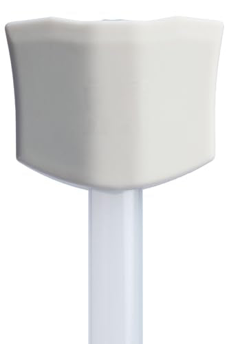 Stay Smooth Straw Topper 2-Pack - Pale Stone Silicone Cap
