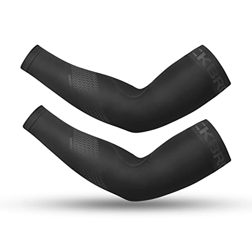 Sun Protection Cooling Arm Sleeves for Sports - XX-Large / Black