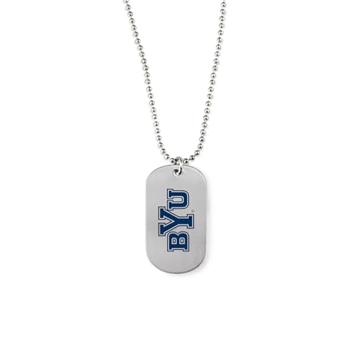 BYU Cougars Dogtag - Dark Blue Identity Tag with Adjustable Chain
