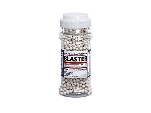 Plastic BBs for Airguns - 1000 pcs, 4.5mm, 0.13g