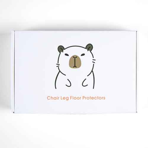 yomanta 24 PCS Silicone & Felt Chair Leg Floor Protectors for Hardwood Floors - Furniture Pads, Chair Leg Covers/Cups - No Noise & Scratch-Proof - Round XS (Fits 9/16" - 13/16" / 15-20mm), Black