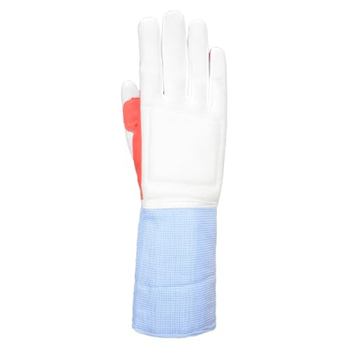 Leather Fencing Gloves for Sabre - Washable Lightweight Cuff - 6.5 Right