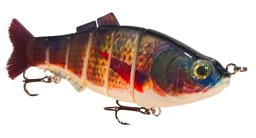 8" Multi-Jointed Swimbait Sinking Fishing Lure - Tilapia