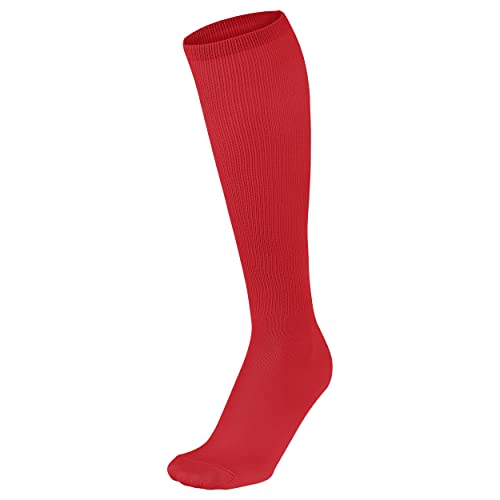 Featherweight Multi-Sport Athletic Socks - Over-the-Calf - Small, Scarlet
