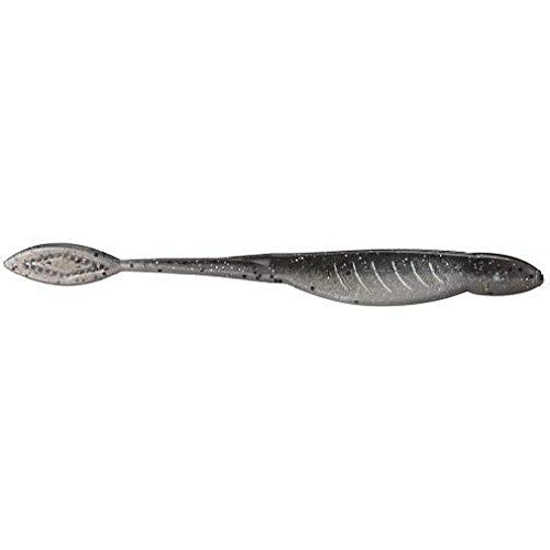 YUM Houdini Shad Soft Plastic Swim-Bait Lure - Watermelon/Red Flake, 5 Inch, 10 Pack