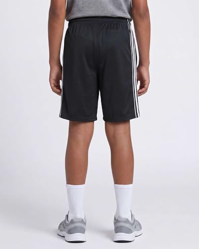 Boys' Mesh Athletic Shorts - 5 Pack, Quick Dry, Large