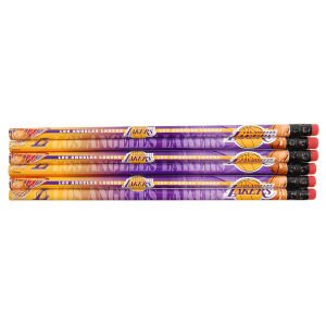 Los Angeles Lakers NBA Pencil Set - 6 Pack