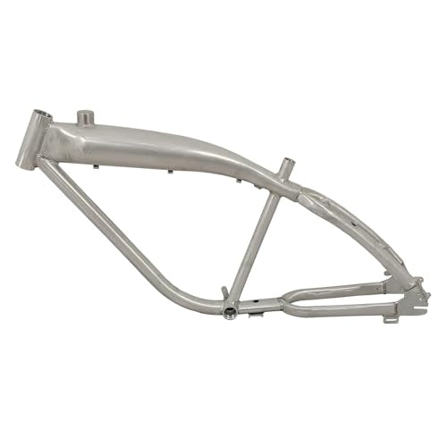 Gas Bicycle Frame with Built-In 3.4L Tank - Brushed Aluminum
