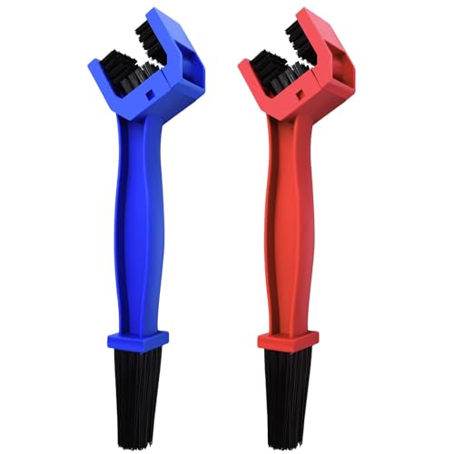 Bicycle & Motorcycle Chain Cleaning Brush Set - 2 Pcs