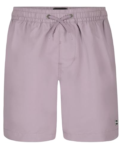 Billabong Boys' Layback 4-Way Stretch UPF 50+ Purple Ash Swim Trunks - Size 14-16