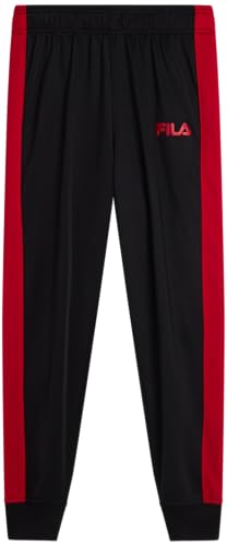Fila Boys 3-Piece Tracksuit Set Size 10-12 Racing Red Athletic Kids Outfit