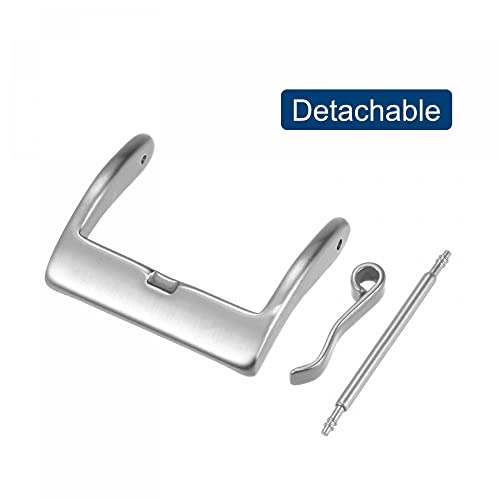 20mm Stainless Steel Watch Strap Clasp Replacement - 2 Pcs