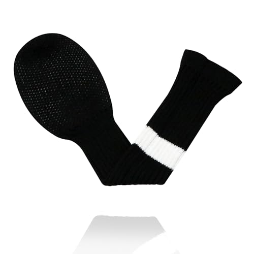 Premium Knitted Golf Club Covers - Woods & Hybrid - Pure Black