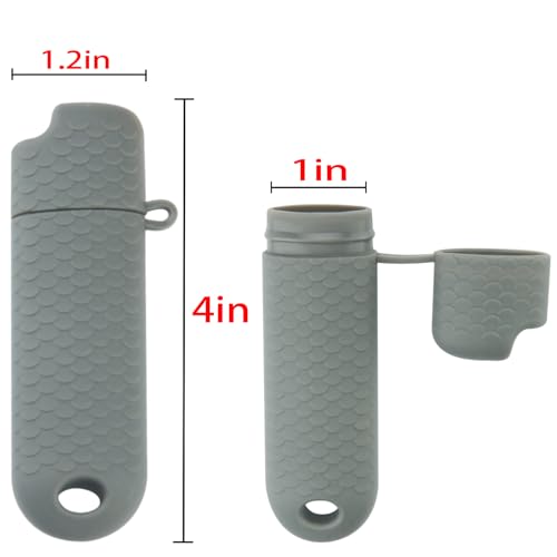 Waterproof Lighter Case Sleeve - 2 Pack for BIC J6 Lighters - Gray