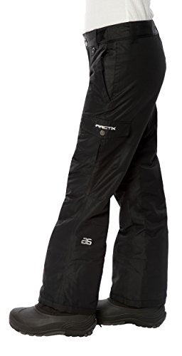 Arctix Kids Snow Sports Cargo Pants - Black, Large, Articulated Knees