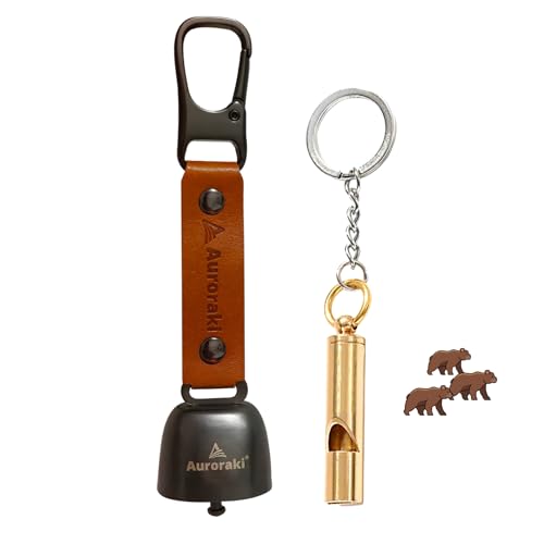 Auroraki's Loud Bear Bell with Magnetic Silencer for Deterrent,