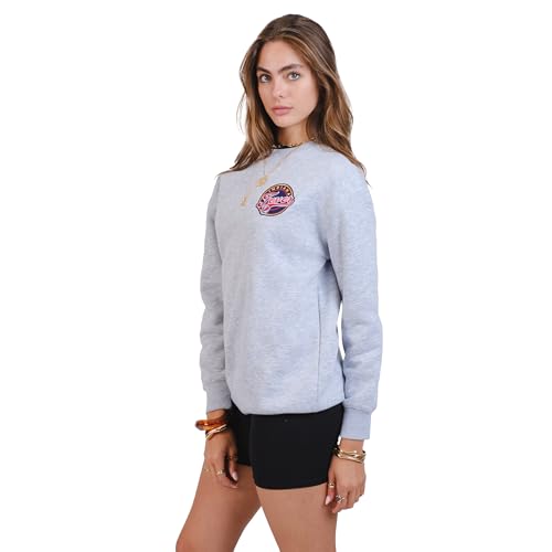 Women's WNBA Velvet Plush Crew Sweatshirt - Indiana Fever, Small, Heather Gray