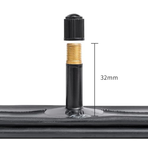 20-Inch Bike Tube with Schrader Valve - Fits 20x2.125 to 20x2.40