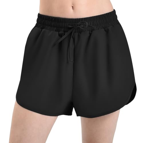Stanpetix Women's Athletic Shorts X-Large Black Quick Dry Sports Bottoms
