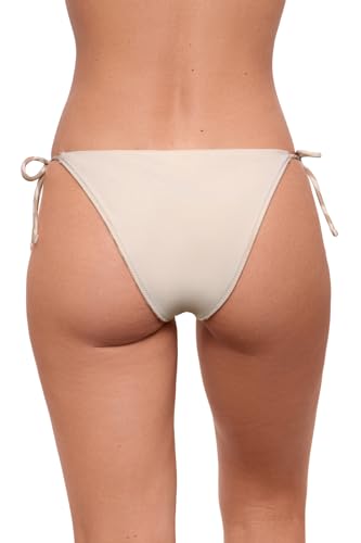 Reversible Women's String Tie Side Bikini Bottom - X-Large Wild Stripes