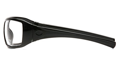 Goliath Safety Glasses - Black Frame with Clear Anti-Fog Lens