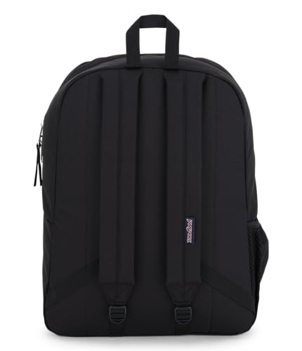 JanSport 26L Cross Town Backpack Black - 12 Inch Daypack for Urban Use
