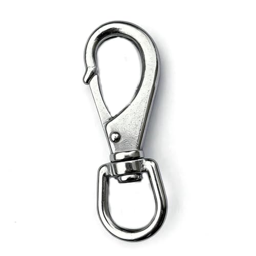 Stainless Steel Swivel Eye Snap Hook - 11/16 Inch, 120lbs